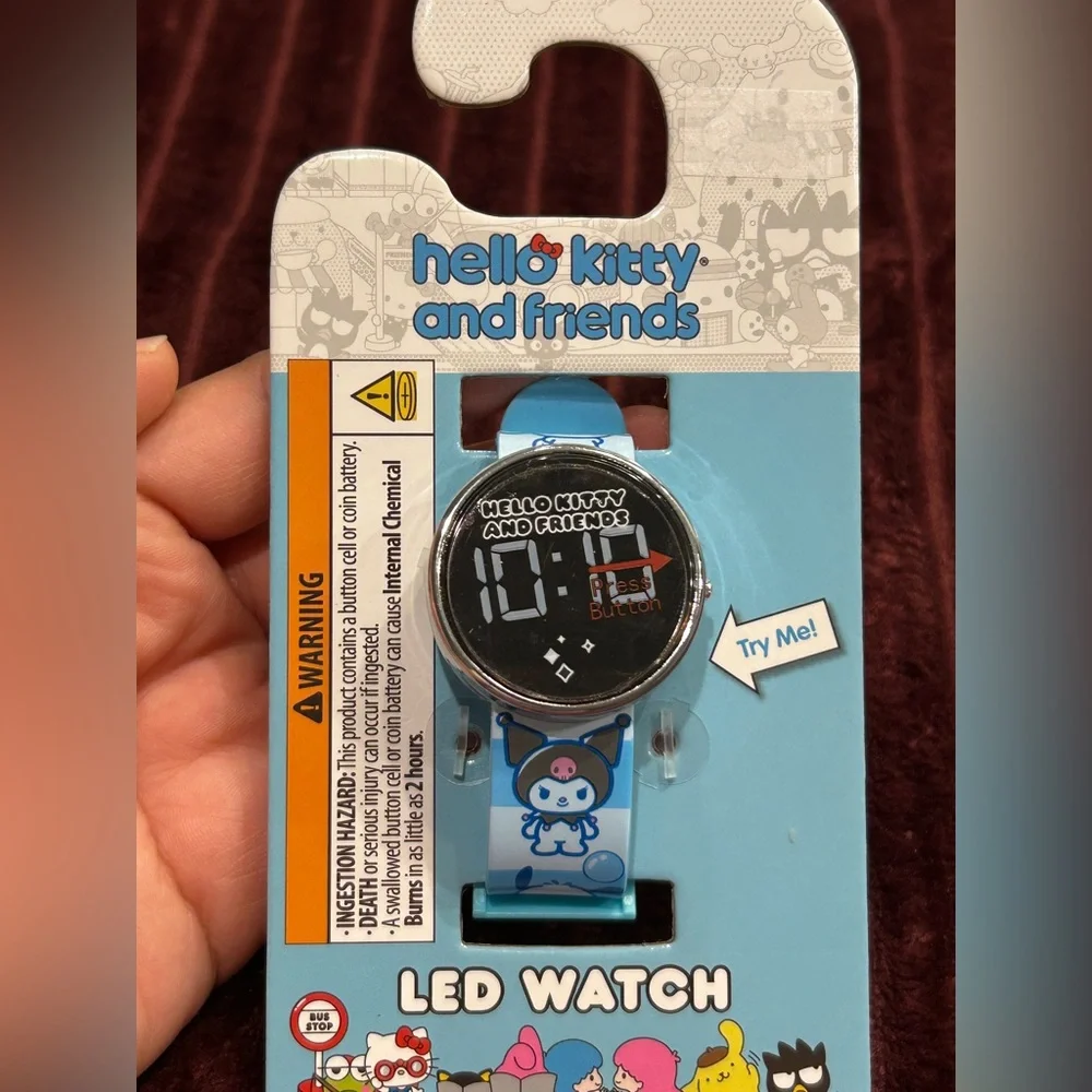 Hello Kitty and Friends Blue Digital Watch